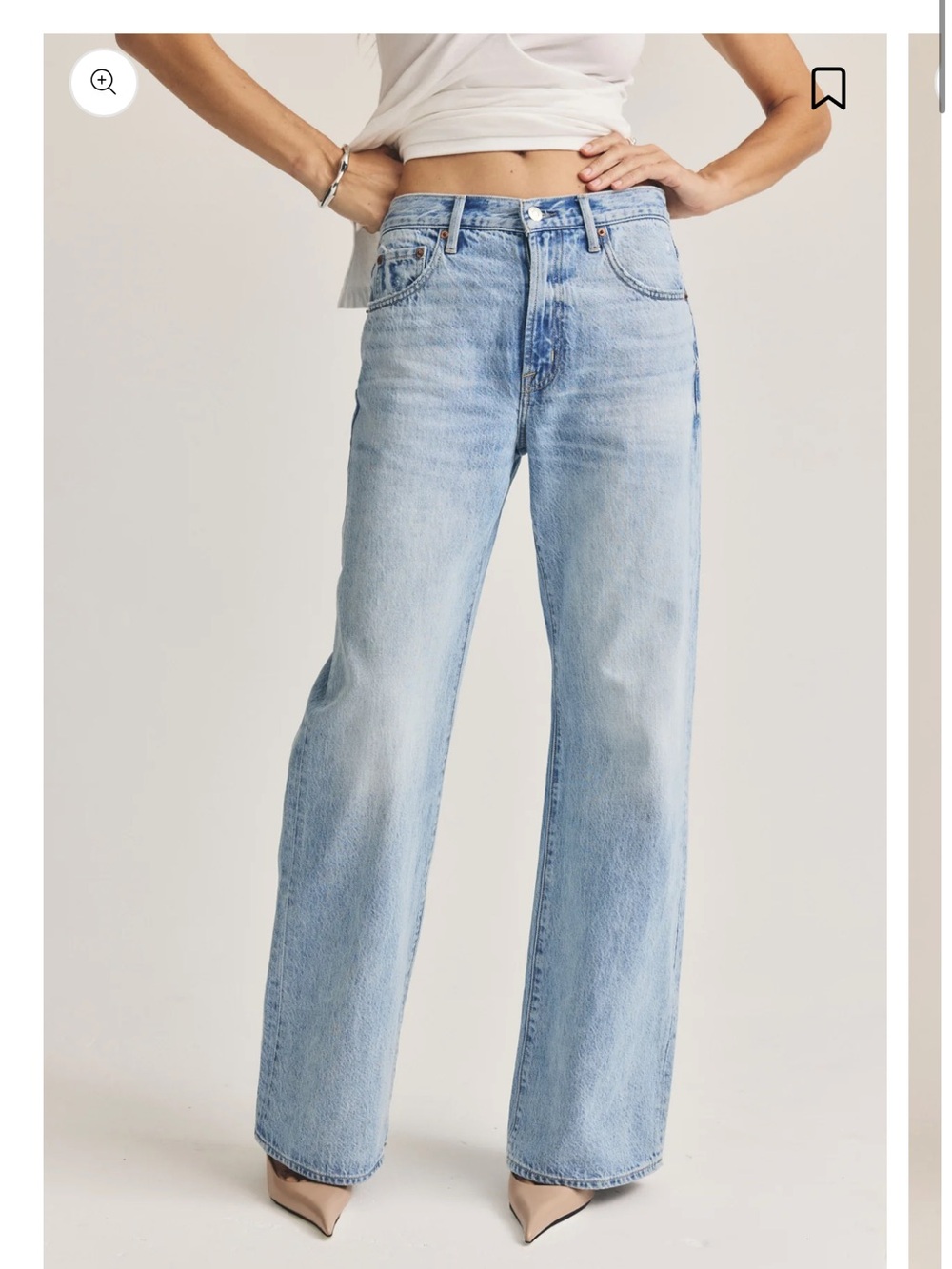 Pistola Larsen Relaxed Flare Jeans in Mellow